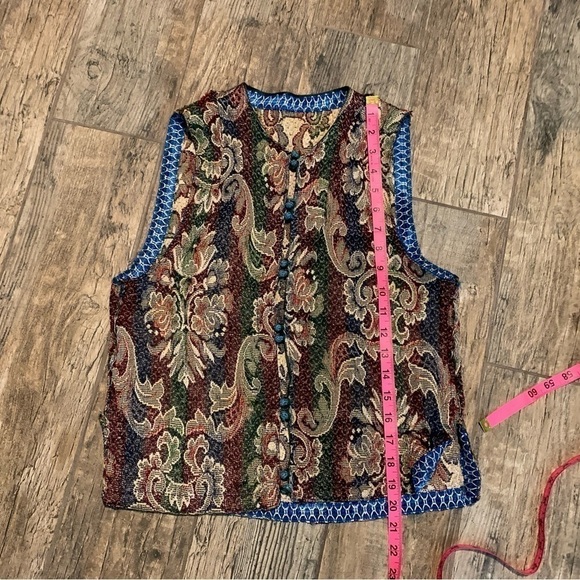 Handmade vintage paisley vest - Picture 4 of 4